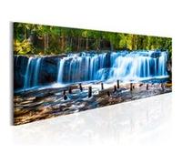 Tableau Beautiful Waterfall-Taille L 135 x H 45 cm Imprimé G