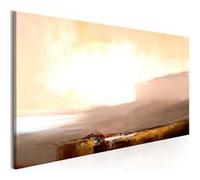 Tableau Beginning of the End (1 Part) Beige Narrow-Taille L 135 x H 45 cm Imprimé G