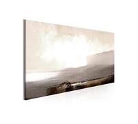 Tableau Beginning of the End (1 Part) Brown Narrow-Taille L 150 x H 50 cm