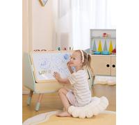 Tableau bibliothèque 2 en 1 enfant HAPE bleu TU