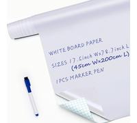 Tableau Blanc À Craie Effaçable En Pvc,45x200cm,Autocollant Mural Pour Chambre D'enfant,Bureau - Type 45x200cm