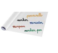 Wonday – Tableau blanc adhésif – Rouleau 60 x 200 cm – Effaçable à sec, repositionnable