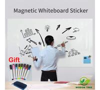 Tableau Blanc Autocollant Mural Magnétique Souple Effaçable,Babillard Mémo,Tableau À Dessin Pour La Maison,Le Bureau,L'école,Babillard Fuchsia - Type 60x80cm