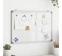 Tableau blanc Ce tableau blanc magnétique est une solution idéale pour créer un endroit dans votre maison ou votre bureau pour écrire des notes, griffonner ou afficher des photos. Surface lisse : le t
