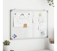 Tableau blanc Ce tableau blanc magnétique est une solution idéale pour créer un endroit dans votre maison ou votre bureau pour écrire des notes, griffonner ou afficher des photos. Surface lisse : le t
