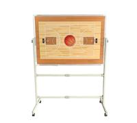 Tableau Blanc de Basket-ball Mobile Double Face for Entraîneurs, Tableau Tactique de Basket-ball Magnétique Réversible Effaçable À Sec