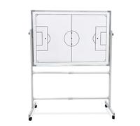 Tableau Blanc de Football, Tableau D'alignement de Basket-Ball for Entraîneurs, avec Support Amovible, Matériau Robuste, Surface D'écriture Lisse, Facile à Transporter, Double