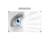 Tableau blanc de projection Smit Visual Softline 8mm, Low Gloss 214 x 120 cm