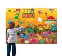 Tableau blanc d'histoire en feutre pour enfants - Tableau d'enseignement en feutre pour enfants, kit de jeu éducatif interactif pour narration d'histoire d'activités pour enfants | Panneau mural