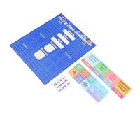 Tableau blanc éducatif - Calendrier interactif - Reconnaissance - Outil d'apprentissage - Design pour la décoration de la maison et le développement cognitif