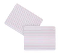 Tableau Blanc Effaçable à Sec Beige Double Face 2 Pièces en Bois | Effacement Rapide, pour Encres de Marqueur et Dessins, Maison, Parents et Adolescents