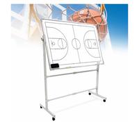 Tableau Blanc effaçable à Sec for entraîneurs de Basketball, Football et Volleyball, avec marqueurs magnétiques et effaceur.