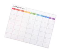 Tableau Blanc Effaçable à Sec Magnétique pour Réfrigérateur | Structure Magnétique en Pet, Écriture Lisse et Effaçable, Espace de Note Ample, Listes et Plan Mensuel