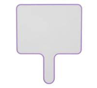 Tableau Blanc Effaçable à Sec Portatif avec Poignée Double Face Pourpre | Plastique et Métal, Surface Lisse sans Reflet ni Traces, pour Enseignants, Élèves, Activités de Groupe et Vote