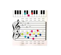 Tableau blanc effaçable à sec pour enseigner et pratiquer pour les étudiants, les enfants, les musiciens