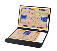 Tableau Blanc Effaçable à sec pour Entraîneurs de Basketball, Basket-ball Tableau Effaçable à Sec, avec Marqueur et Pièces D'échecs Magnétiques