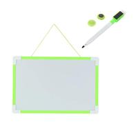 Tableau blanc effaçable et magnétique tableau blanc magnétique Double face tableau d'écriture Graffiti for enfants tableau d'affichage effaçable(Green)
