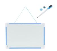 Tableau blanc effaçable et magnétique tableau blanc magnétique Double face tableau d'écriture Graffiti for enfants tableau d'affichage effaçable(Blue)