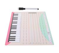 Tableau Blanc Effaçable pour Portées Musicales, Pratique | Guide D'écriture des Notes, Correction Rapide, Blanc, pour Cours et Exercices de e Sol Fa