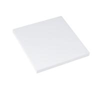 Tableau blanc en feuille de PTFE for l'artisanat, panneau en plastique moulé en PTFE industriel à faible friction, tampon Opaque 1 pièce(100mm x 100mm x 12mm)