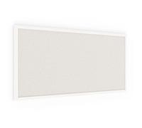 Tableau blanc en liège 80×40 cm cadre en bois laqué BLANC, Tableau d'Affichage Liège, Tableau pour Épingles