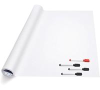 Tableau Blanc Film XL Autocollant avec 4 Stylos avec Effaceur - 90 x 100 cm