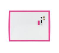 Tableau blanc - JOY - Rose bonbon - 430x585mm - Couleur rose - Idéal pour bureau