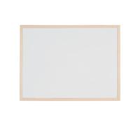 Bi-Office Tableau blanc MM07001010 laqué cadre bois acier magnétique blanc 60 x 90 cm
