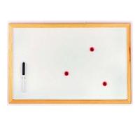 Tableau Blanc Magnétique 60 X 40 Cm Ulmann + Feutre Effaçable + Aimants Blanc G