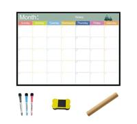 Tableau Blanc Magnétique A3 Pour Planificateur Mensuel, Aimant Pour Réfrigérateur, Message Hebdomadaire, Note De Dessin B85b