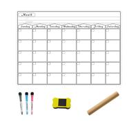 Tableau Blanc Magnétique A3 Pour Planificateur Mensuel, Calendrier, Aimant Pour Réfrigérateur, Message Effaçable B85b