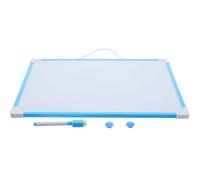 Tableau Blanc Magnétique Bleu Petit Effaçable Double Face en PVC | Mémo Mural Compact, pour Élèves et Enseignants, Notes Claires, Usage Classe ou Restaurant, Format Hebdomadaire