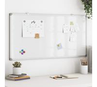 Tableau Blanc Magnétique Bureau Salle de Séjour Intérieur Aluminium vidaXL