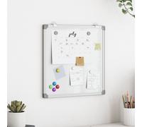 Tableau Blanc Magnétique Bureau Salle de Séjour Intérieur Aluminium vidaXL
