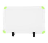 Tableau Blanc Magnétique Double Face en Plastique, Notes Rapides | Chevalet pour Plans D’étude et Listes, Affichage de Bureau, Usage Retail et Anniversaire