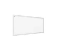 Tableau Blanc Magnétique Effaçable à Sec avec Cadre en Bois Blanc 30x70cm