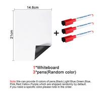 Tableau Blanc Magnétique Effaçable À Sec,Format A5,Souple,Pour La Maison,Le Bureau,La Cuisine,Le Réfrigérateur,Autocollants,Mémo - Type [A5]-3pen