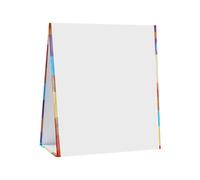 Tableau blanc magnétique effaçable à sec, tableau d ' écriture de bureau, tableau blanc double face, facile à utiliser pour le bureau et l ' école, tableau blanc magnétique double face effaçable à sec