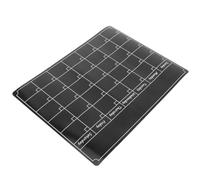 Tableau Blanc Magnétique Effaçable Planning Noir, pour Réfrigérateur | Feuille Souple Enduite, Surface Lisse, pour Repas et Organisation Familiale, Usage Quotidien