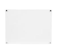 Tableau blanc magnétique en acrylique pour réfrigérateur, effaçable à sec, tableau mémo de planification de réfrigérateur, planificateur de repas de cuisine, transparent, facile à