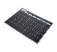 Tableau Blanc Magnétique Mural PET Noir Effaçable pour Bureau | Surface Lisse, Montage Mural sans Perçage, Suivi des Tâches Domestiques, Usage Maison et Équipe