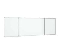 Tableau blanc magnétique pliable 160x60x1,7 cm aluminium--Mothinessto3622