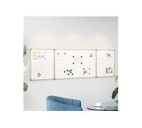 vidaXL Tableau blanc magnétique pliable 160 x 60 x 1,7 cm aluminium