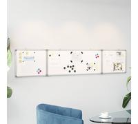 Tableau Blanc Magnétique Pliable Bureau Maison Intérieur Aluminium vidaXL