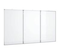 vidaXL Tableau blanc magnétique pliable 180x100x1,7 cm aluminium effaçable à sec