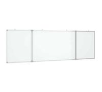 vidaXL Tableau blanc magnétique pliable 200×60×1,7 cm aluminium – effaçable à sec