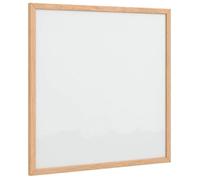 vidaXL Tableau blanc magnétique 40x40 cm, cadre bois de pin massif, effaçable à sec