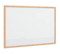 vidaXL Tableau blanc magnétique 60x40 cm Cadre en bois de pin Surface effaçable à sec Montage mural