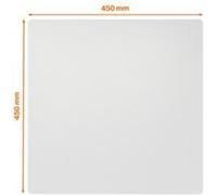 ACCO NOBO Tableau blanc modulaire sans cadre magnétique 45 x 45 cm Clair