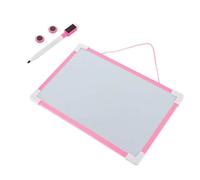 Tableau blanc mural effaçable à sec, tableau d'écriture, tableau blanc magnétique portable à suspendre au mur(Pink)